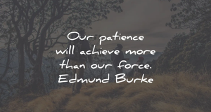 The Purpose of Patience in Attaining Long-Term Achievements